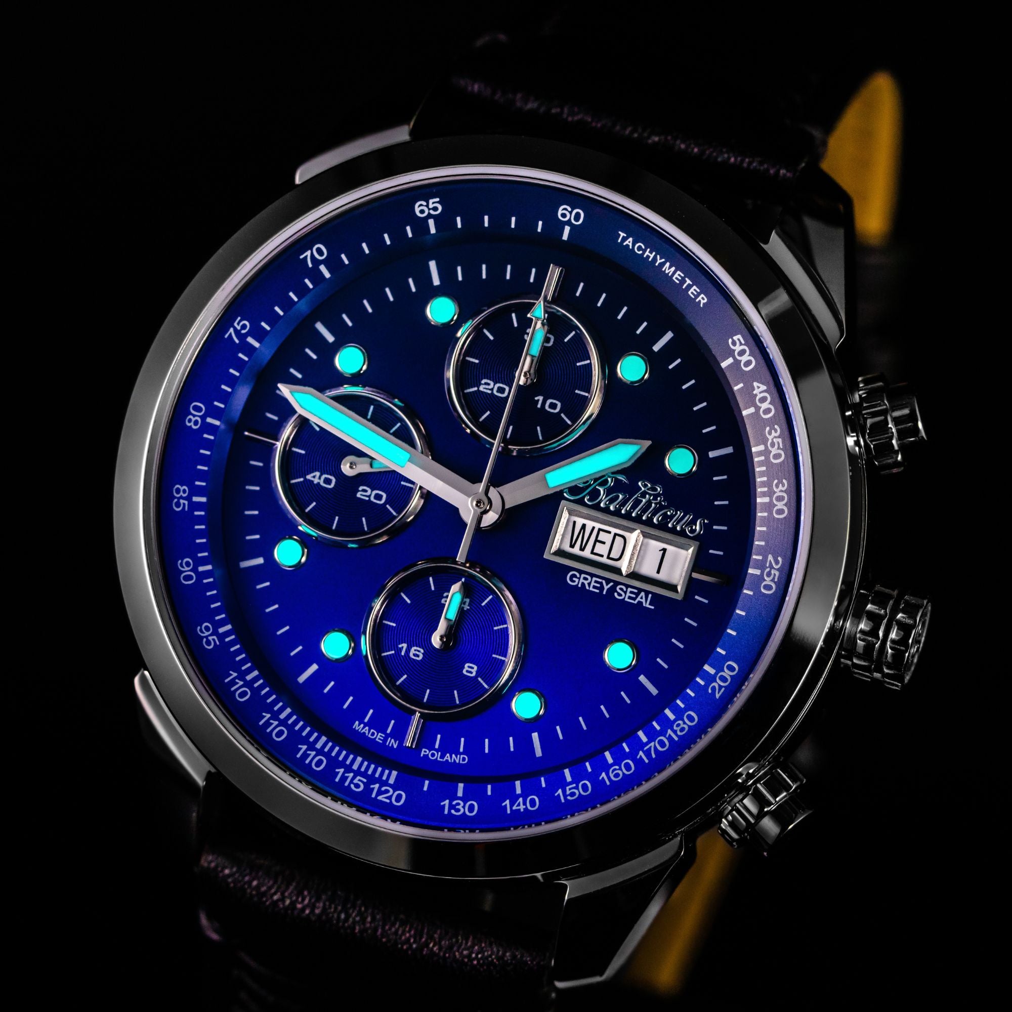 Balticus Grey Seal Chronograph (Blue) - BLT-BALGSBLCH - SET