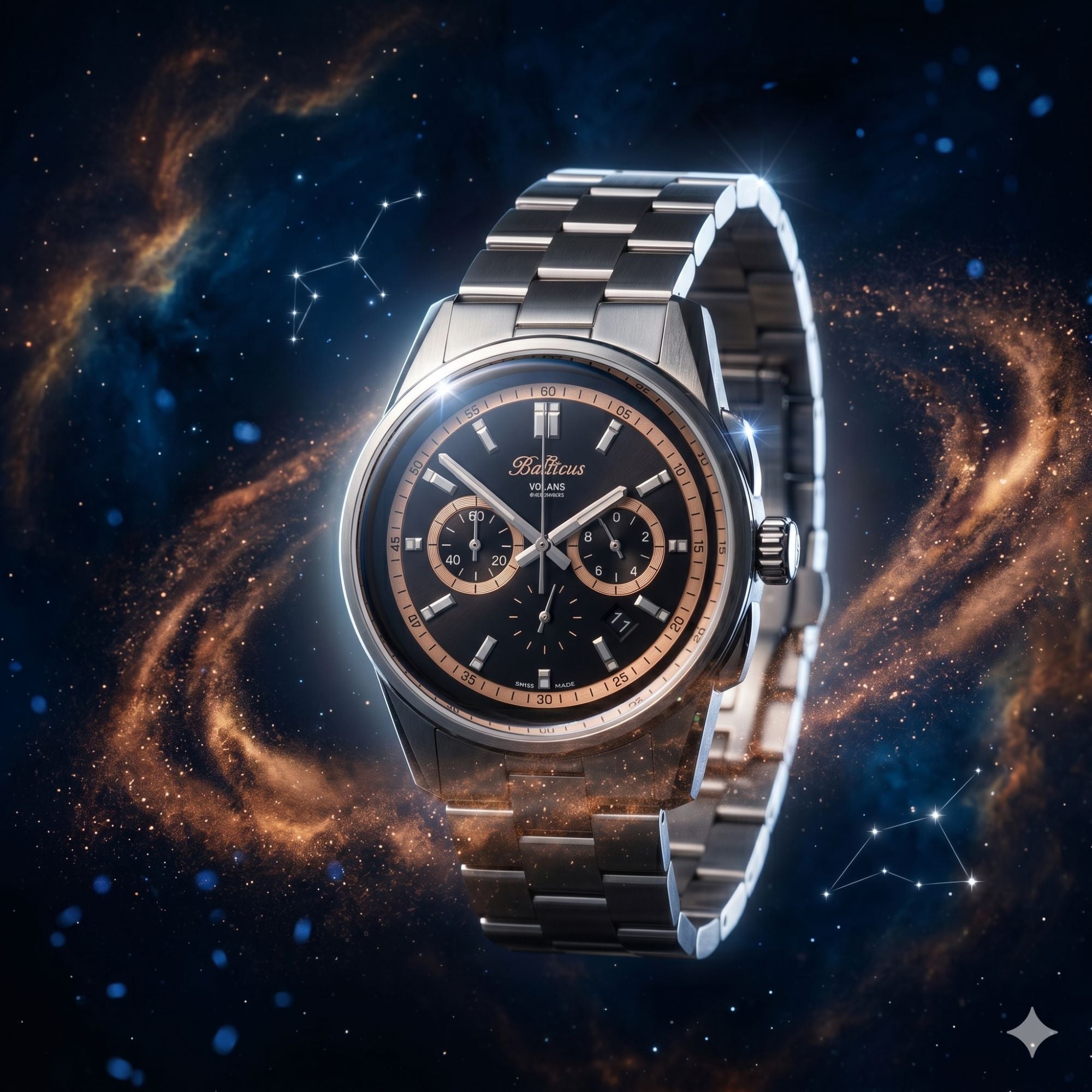 Balticus Volans Chronograf (czarny) - BAL-VSCHBAC