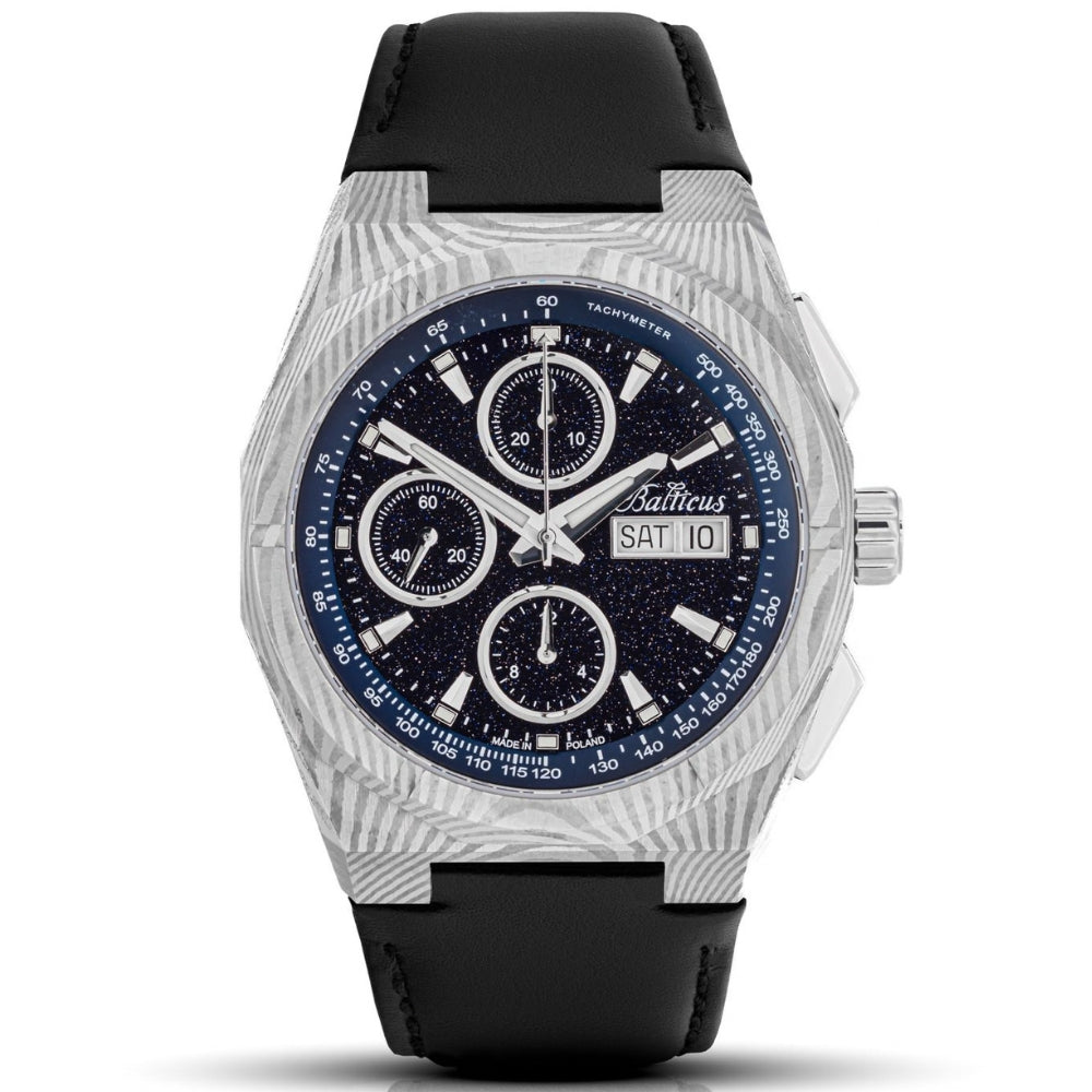 Balticus StarDust Chrono Damast Valjoux 7750 Awenturyn - BLT-BALSDDCHABA