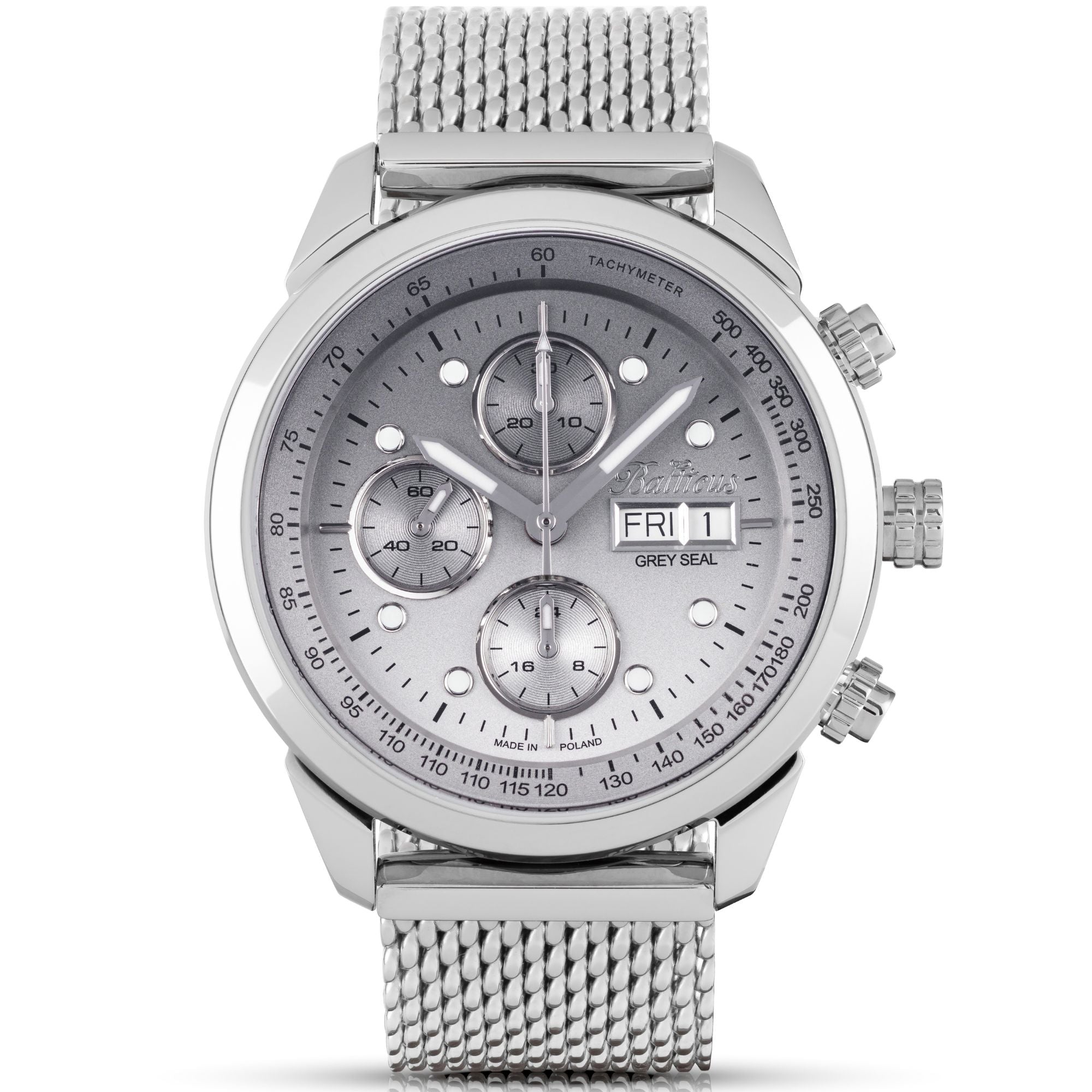 Balticus Grey Seal Chronograph (Grey) - BLT-BALGSGRCH - SET