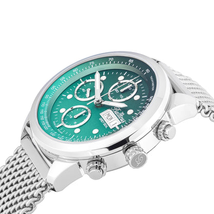 Balticus Grey Seal Chronograph (Green) - BLT-BALGSGRNCH - SET