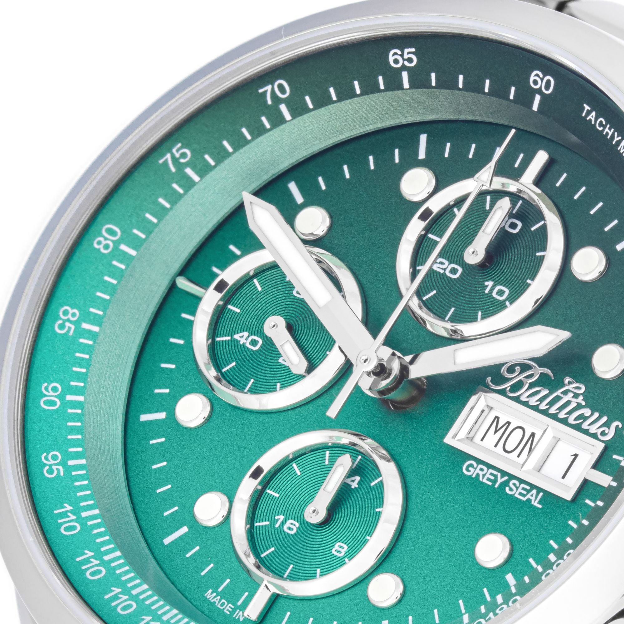 Balticus Grey Seal Chronograph (Green) - BLT-BALGSGRNCH - SET