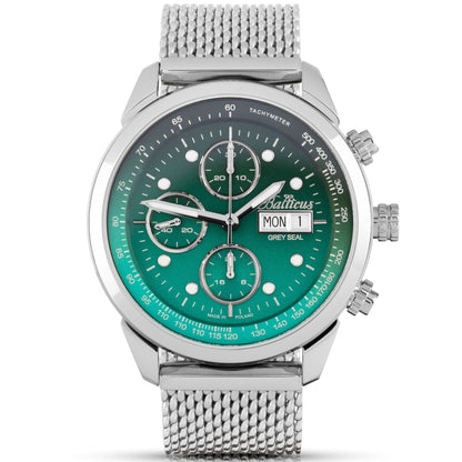 Balticus Grey Seal Chronograph (Green) - BLT-BALGSGRNCH - SET