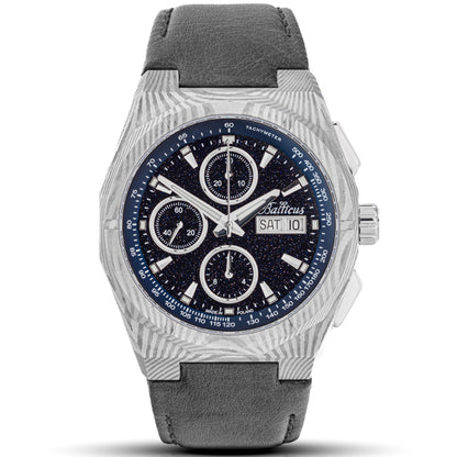 Balticus Star Dust Chrono Damast Valjoux 7750 Awenturyn - BLT-BALSDDCHABA