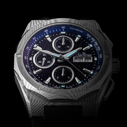 Balticus Star Dust Chrono Damast Valjoux 7750 Awenturyn - BLT-BALSDDCHABA