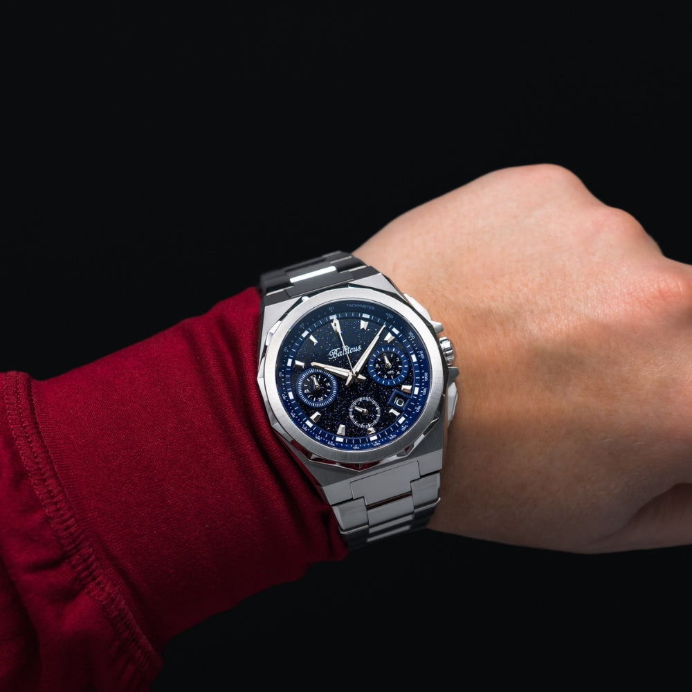 Balticus StarDust Chrono Silver Awenturyn