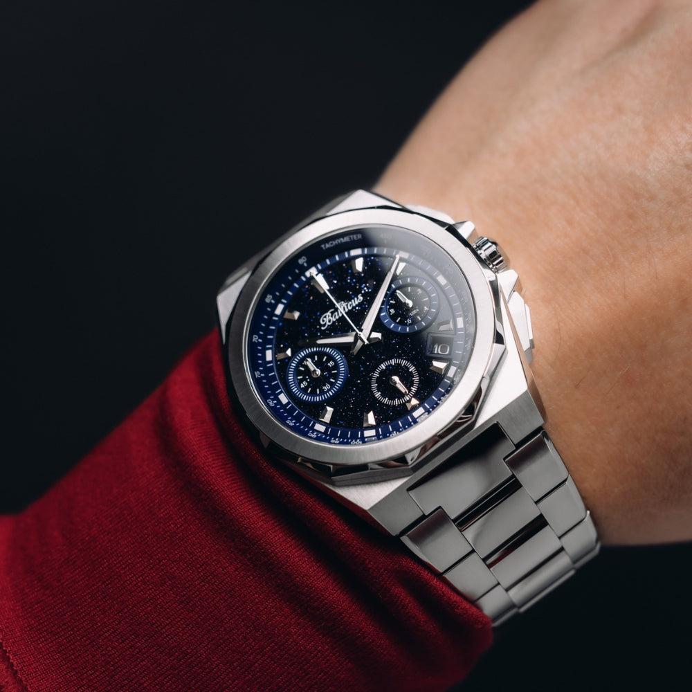 Balticus StarDust Chrono Silver Awenturyn
