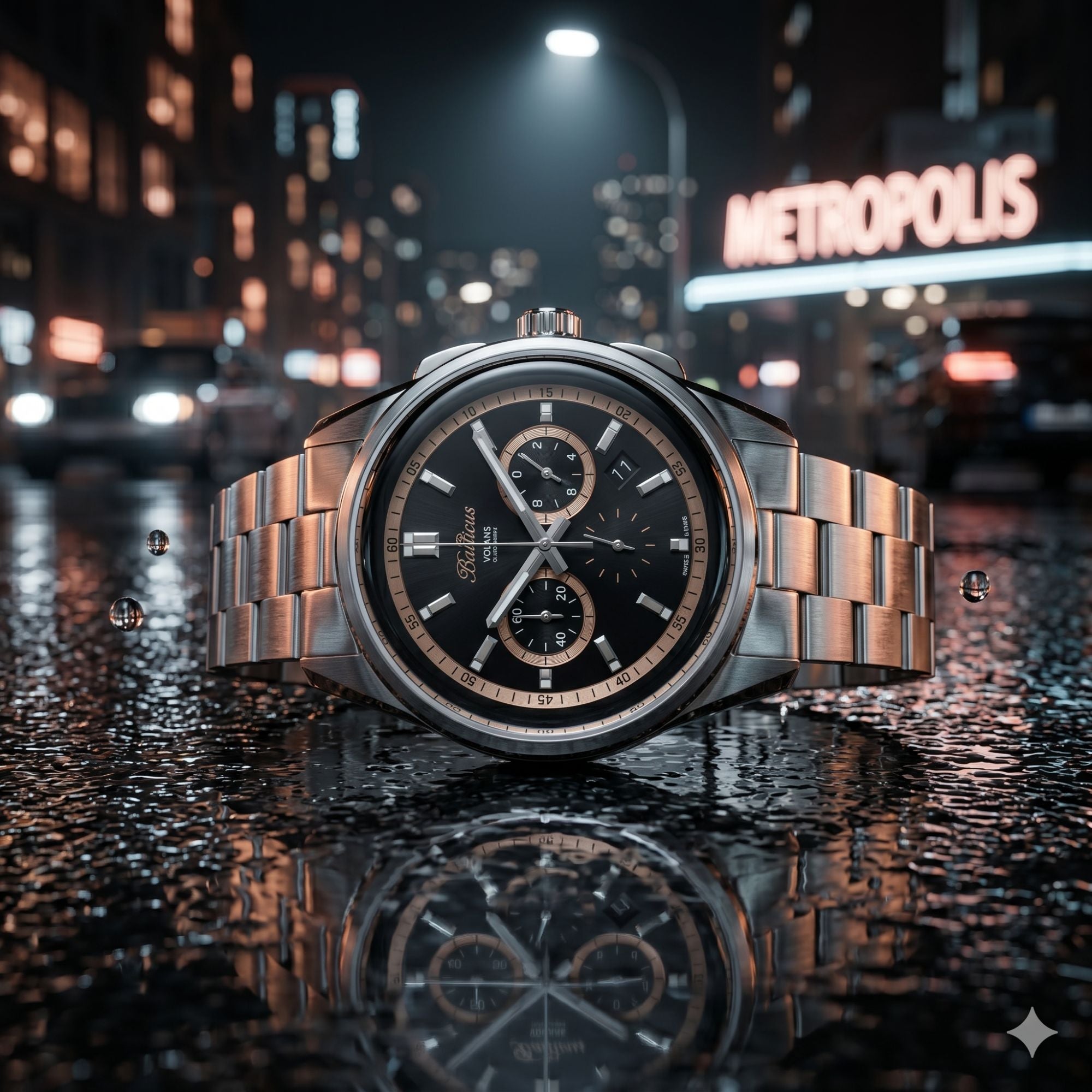 Balticus Volans Chronograf (czarny) - BAL-VSCHBAC