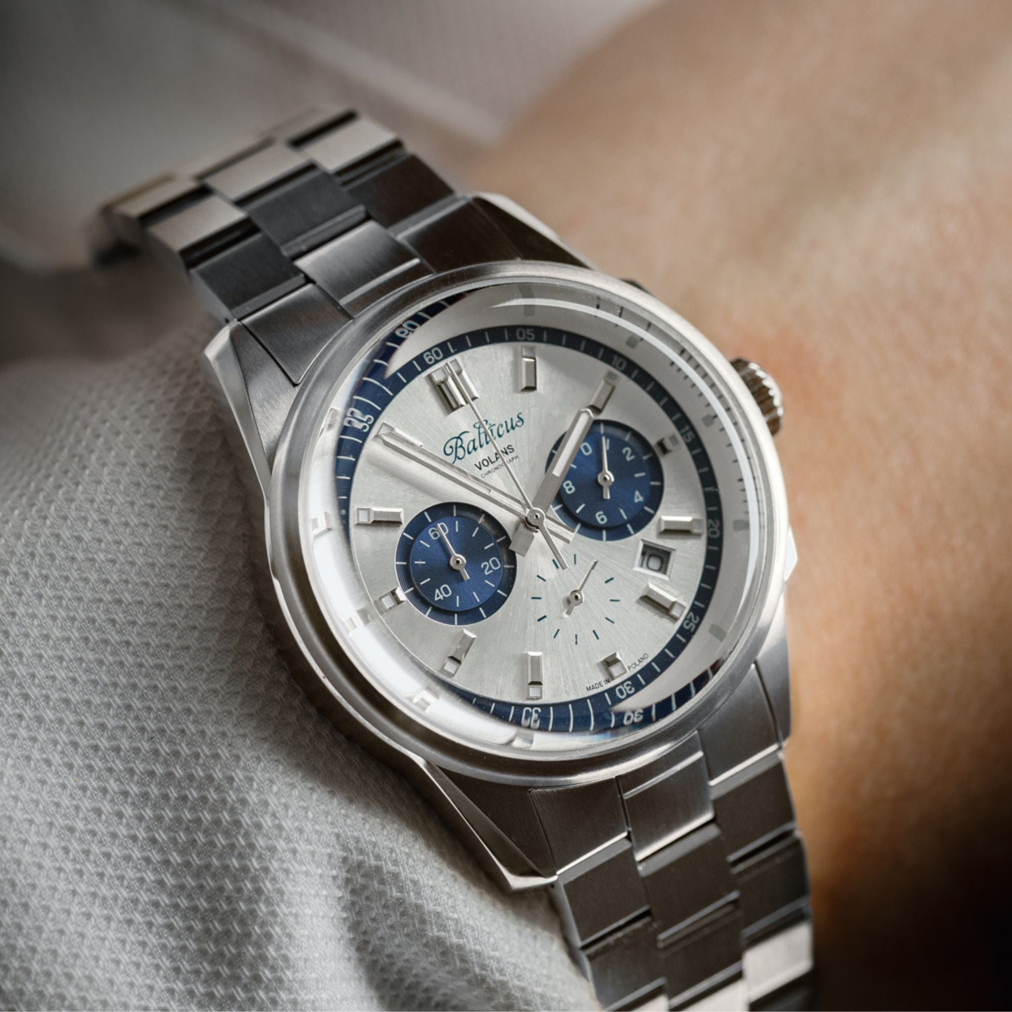 Balticus Volans Chronograf (Srebrny) - BAL-VSCHSBU