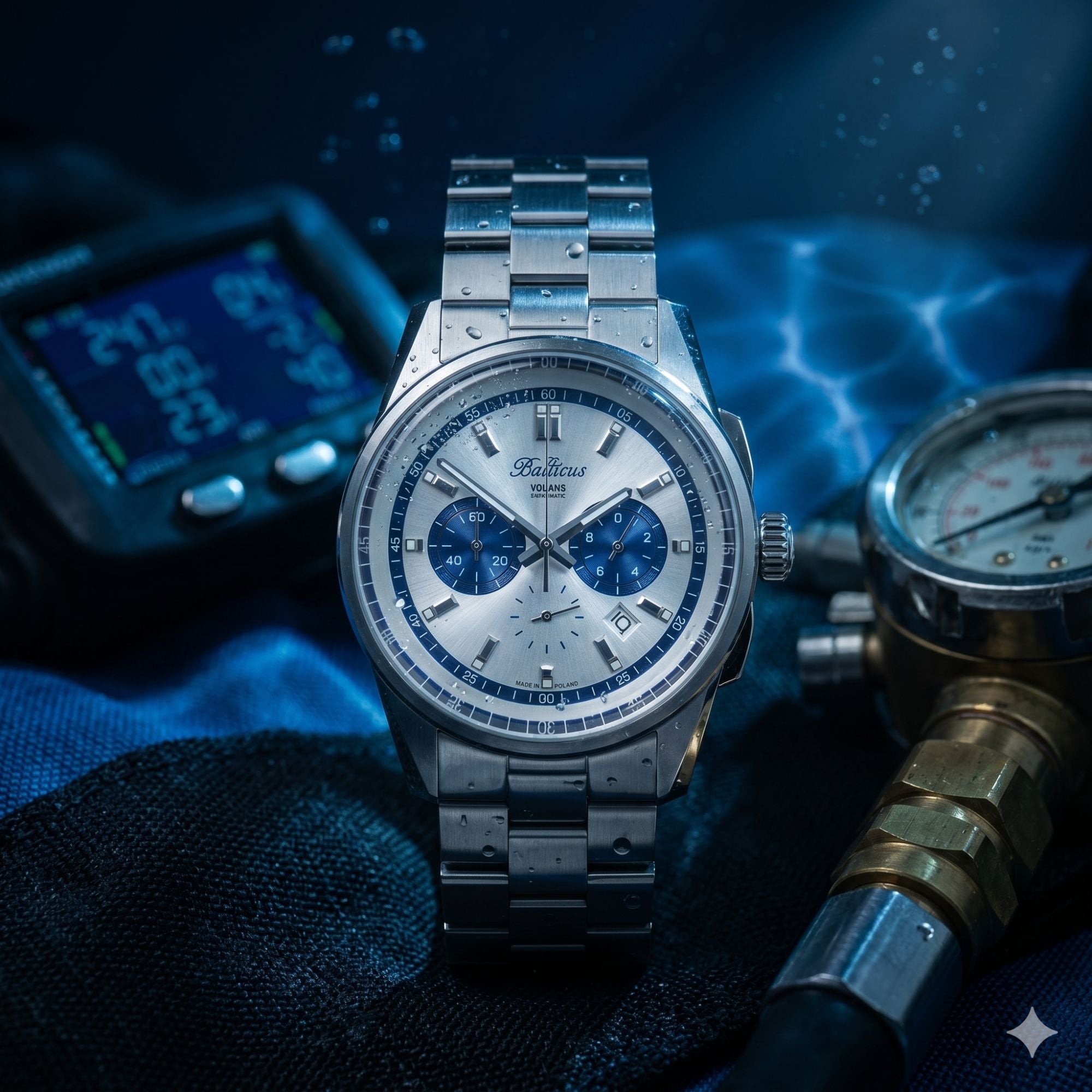 Balticus Volans Chronograf (Srebrny) - BAL-VSCHSBU