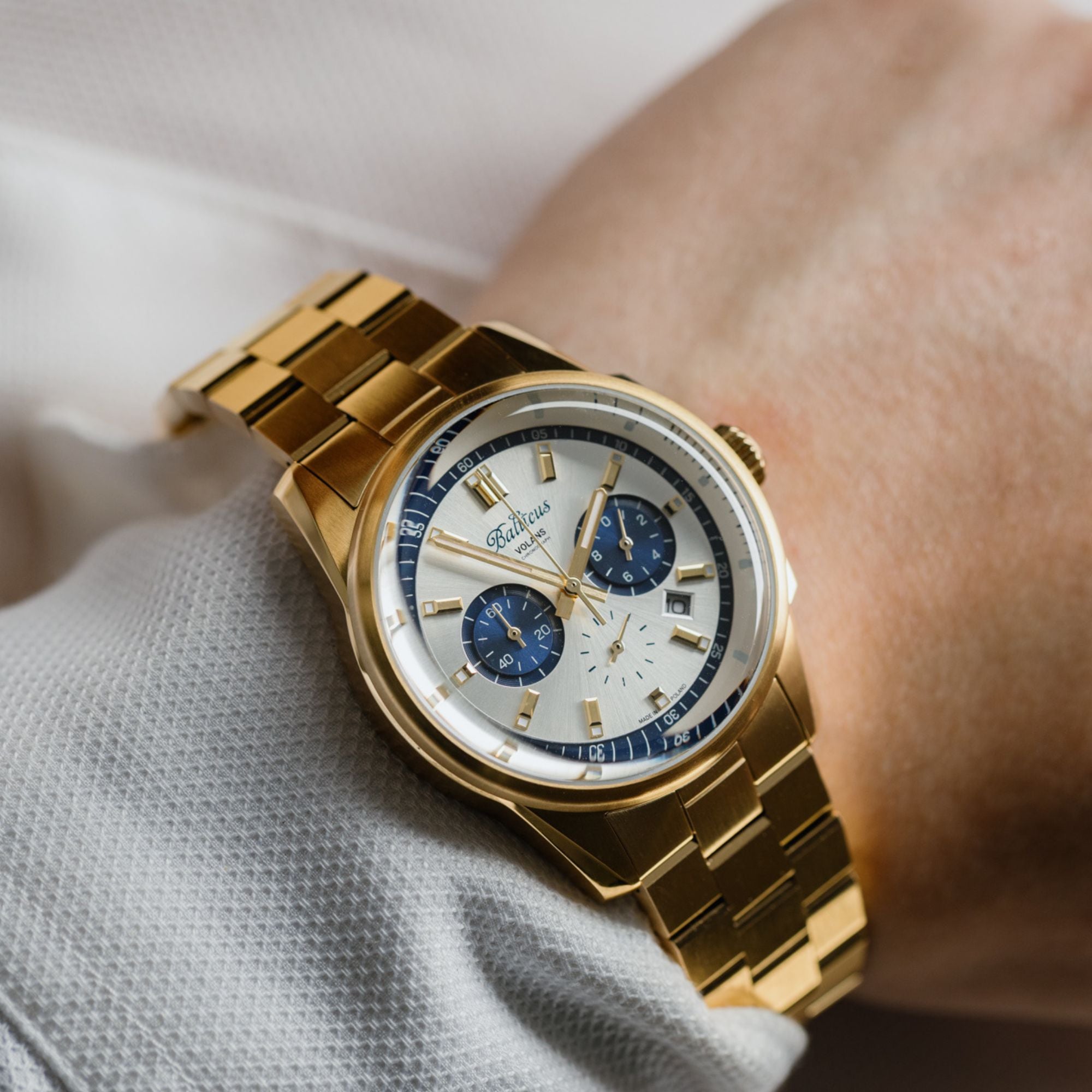 Balticus Volans Chronograf (złoty) - BAL-VSCHSBGU