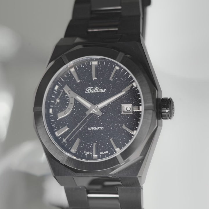 Załaduj wideo: Balticus StarDust Power Reserve (czarny) - BALSDBPRBA