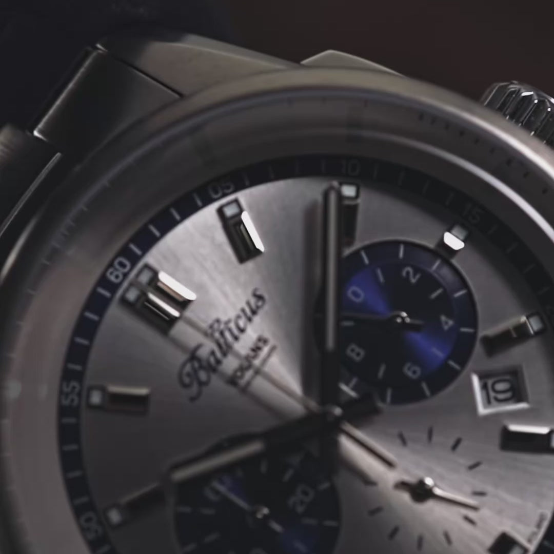Balticus Volans Chronograf (Srebrny) - BAL-VSCHSBU